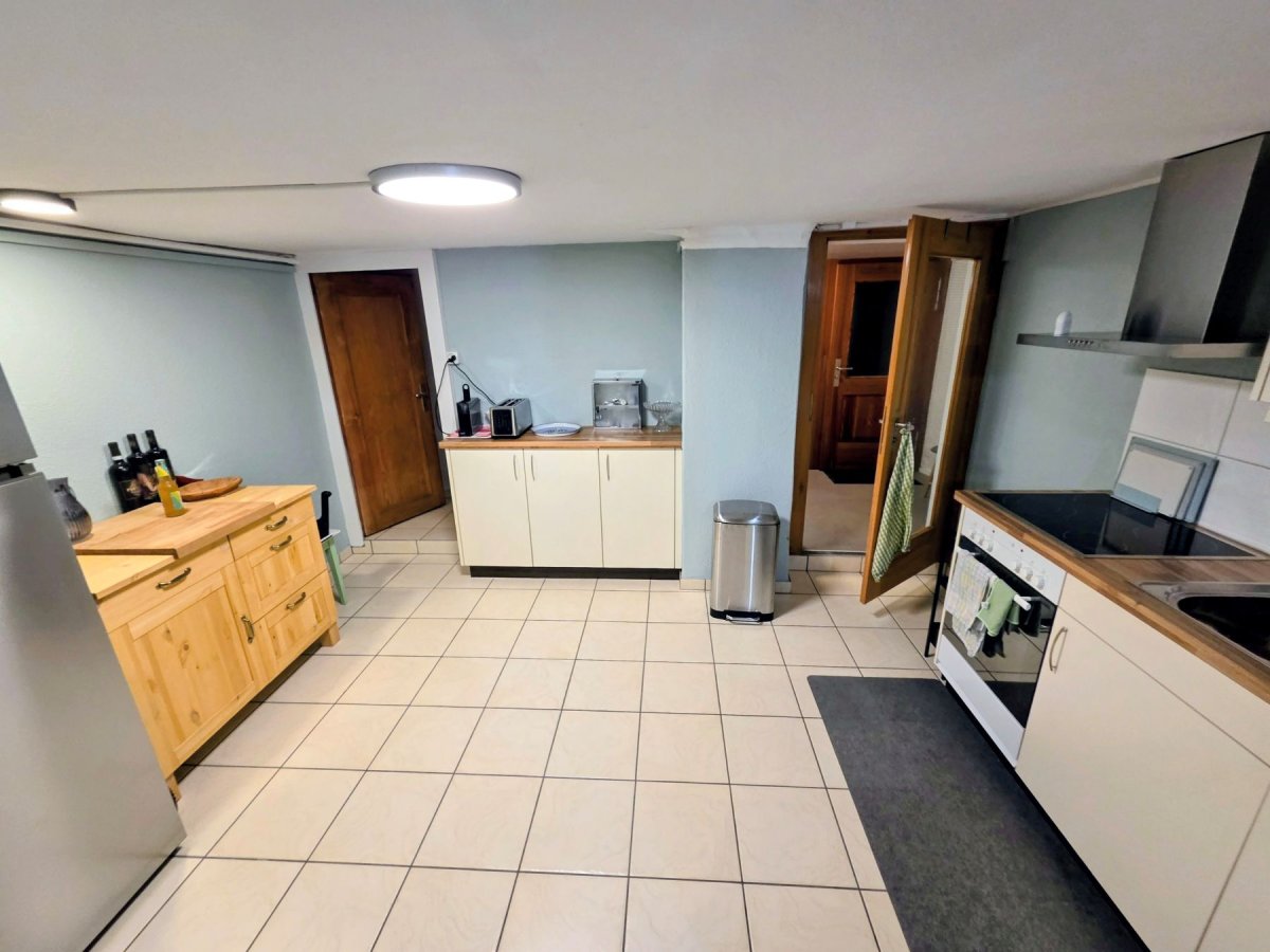 Küche im Ferienhaus Iseltwald